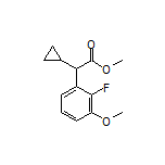 Methyl 2-Cyclopropyl-2-(2-fluoro-3-methoxyphenyl)acetate