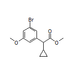 Methyl 2-(3-Bromo-5-methoxyphenyl)-2-cyclopropylacetate