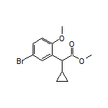 Methyl 2-(5-Bromo-2-methoxyphenyl)-2-cyclopropylacetate