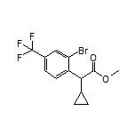 Methyl 2-[2-Bromo-4-(trifluoromethyl)phenyl]-2-cyclopropylacetate