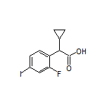 2-Cyclopropyl-2-(2-fluoro-4-iodophenyl)acetic Acid