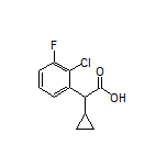 2-(2-Chloro-3-fluorophenyl)-2-cyclopropylacetic Acid