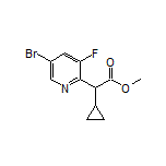 Methyl 2-(5-Bromo-3-fluoropyridin-2-yl)-2-cyclopropylacetate