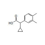 2-Cyclopropyl-2-(3,4-dimethylphenyl)acetic Acid