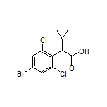 2-(4-Bromo-2,6-dichlorophenyl)-2-cyclopropylacetic Acid