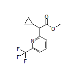Methyl 2-Cyclopropyl-2-[6-(trifluoromethyl)-2-pyridyl]acetate