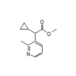 Methyl 2-Cyclopropyl-2-(2-methylpyridin-3-yl)acetate