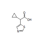 2-Cyclopropyl-2-(5-thiazolyl)acetic Acid