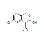 2-(5-Chloro-2-methylphenyl)-2-cyclopropylacetic Acid