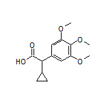2-Cyclopropyl-2-(3,4,5-trimethoxyphenyl)acetic Acid