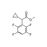 Methyl 2-Cyclopropyl-2-(2,3,5,6-tetrafluorophenyl)acetate