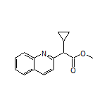 Methyl 2-Cyclopropyl-2-(2-quinolyl)acetate