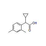 2-Cyclopropyl-2-(2,4-dimethylphenyl)acetic Acid