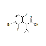 2-(3-Bromo-2,6-difluorophenyl)-2-cyclopropylacetic Acid