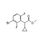 Methyl 2-(3-Bromo-2,6-difluorophenyl)-2-cyclopropylacetate