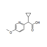 2-Cyclopropyl-2-(5-methoxypyridin-2-yl)acetic Acid