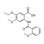 5-Ethoxy-4-methoxy-2-[2-(methylthio)benzamido]benzoic Acid