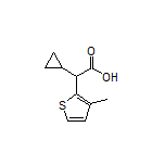 2-Cyclopropyl-2-(3-methylthiophen-2-yl)acetic Acid
