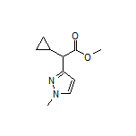 Methyl 2-Cyclopropyl-2-(1-methyl-3-pyrazolyl)acetate