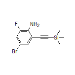 4-Bromo-2-fluoro-6-[(trimethylsilyl)ethynyl]aniline