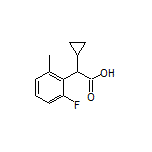 2-Cyclopropyl-2-(2-fluoro-6-methylphenyl)acetic Acid
