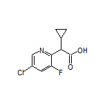 2-(5-Chloro-3-fluoropyridin-2-yl)-2-cyclopropylacetic Acid