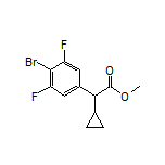 Methyl 2-(4-Bromo-3,5-difluorophenyl)-2-cyclopropylacetate