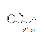 2-Cyclopropyl-2-(3-quinolyl)acetic Acid