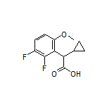 2-Cyclopropyl-2-(2,3-difluoro-6-methoxyphenyl)acetic Acid