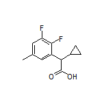2-Cyclopropyl-2-(2,3-difluoro-5-methylphenyl)acetic Acid
