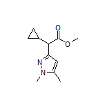 Methyl 2-Cyclopropyl-2-(1,5-dimethyl-3-pyrazolyl)acetate