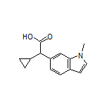2-Cyclopropyl-2-(1-methyl-6-indolyl)acetic Acid