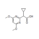 2-Cyclopropyl-2-(4,6-dimethoxypyrimidin-2-yl)acetic Acid