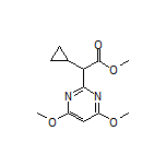 Methyl 2-Cyclopropyl-2-(4,6-dimethoxypyrimidin-2-yl)acetate