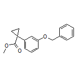 Methyl 1-[3-(Benzyloxy)phenyl]cyclopropanecarboxylate