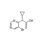 2-(5-Bromopyrimidin-4-yl)-2-cyclopropylacetic Acid