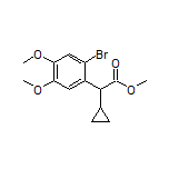 Methyl 2-(2-Bromo-4,5-dimethoxyphenyl)-2-cyclopropylacetate