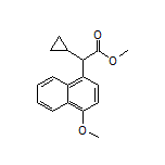 Methyl 2-Cyclopropyl-2-(4-methoxynaphthalen-1-yl)acetate