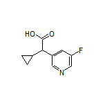 2-Cyclopropyl-2-(5-fluoropyridin-3-yl)acetic Acid