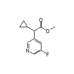 Methyl 2-Cyclopropyl-2-(5-fluoropyridin-3-yl)acetate