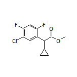 Methyl 2-(5-Chloro-2,4-difluorophenyl)-2-cyclopropylacetate