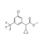 Methyl 2-[3-Chloro-5-(trifluoromethyl)phenyl]-2-cyclopropylacetate