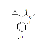 Methyl 2-Cyclopropyl-2-(2-fluoro-4-methoxyphenyl)acetate