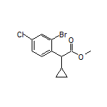Methyl 2-(2-Bromo-4-chlorophenyl)-2-cyclopropylacetate