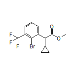 Methyl 2-[2-Bromo-3-(trifluoromethyl)phenyl]-2-cyclopropylacetate