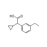 2-Cyclopropyl-2-(3-ethylphenyl)acetic Acid
