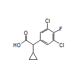 2-Cyclopropyl-2-(3,5-dichloro-4-fluorophenyl)acetic Acid