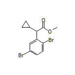 Methyl 2-Cyclopropyl-2-(2,5-dibromophenyl)acetate