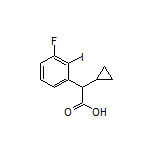 2-Cyclopropyl-2-(3-fluoro-2-iodophenyl)acetic Acid