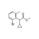 Methyl 2-(2-Bromo-6-methylphenyl)-2-cyclopropylacetate